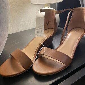 a new day Tan Wedge Sandals